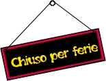 Chiuso per ferie